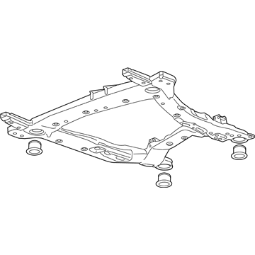 GM 85120525 Suspension Crossmember 85120525 GM Suspension Crossmember Illustration 1 of 1