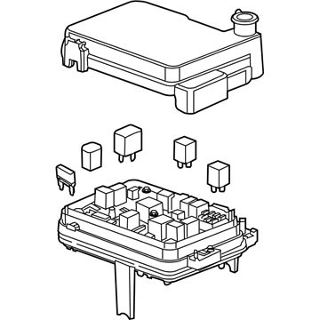 Chevy 20848336 Fuse Box