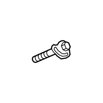 GM 11602557 Lower Control Arm Bolt 11602557 GM Lower Control Arm Bolt Illustration 1 of 1