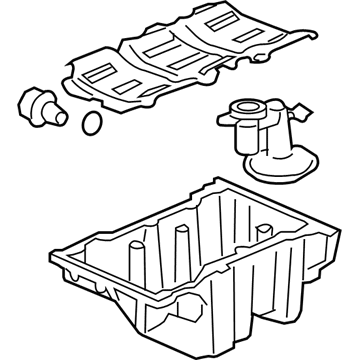 Cadillac 12648944 Oil Pan