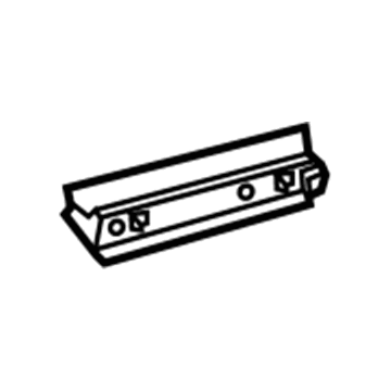 GM 22818761 Belt Weatherstrip, Front Driver Side 22818761 GM Belt Weatherstrip, Front Driver Side Illustration 1 of 1