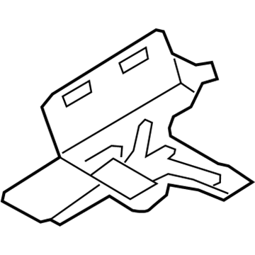 GM 15113366 Vapor Canister Bracket 15113366 GM Vapor Canister Bracket Illustration 1 of 1