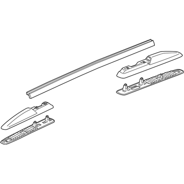 GM 20767317 Side Rail, Driver Side 20767317 GM Side Rail, Driver Side Illustration 1 of 1