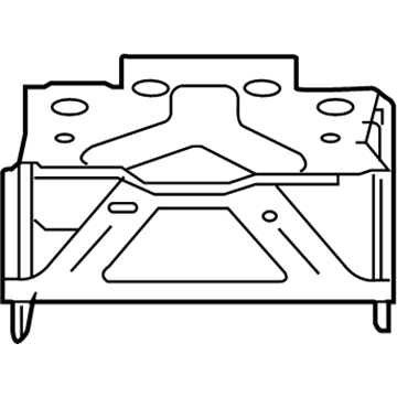 15239161 GM Battery Tray Illustration 1 of 1