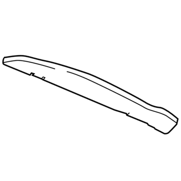 22968376 GM Rear Insulator, Front Driver Side Illustration 1 of 1