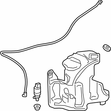 84766914 GM Washer Reservoir Illustration 1 of 1