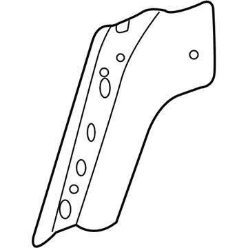 15187438 GM Filler, Driver Side Illustration 1 of 1