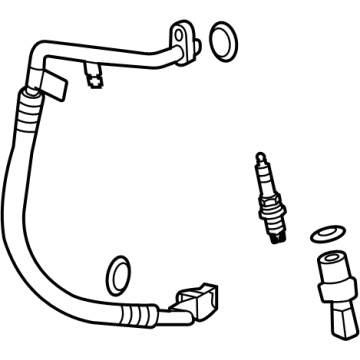 GM 60008240 Discharge Hose 60008240 GM Discharge Hose Illustration 1 of 1