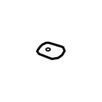 GM 15828266 Sunvisor Cover, Driver Side 15828266 GM Sunvisor Cover, Driver Side Illustration 1 of 1
