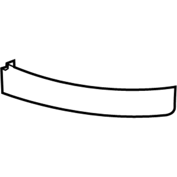 GM 22799210 Lower Deflector, Driver Side 22799210 GM Lower Deflector, Driver Side Illustration 1 of 1