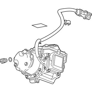 GM 19353337 Compressor 19353337 GM Compressor Illustration 1 of 1
