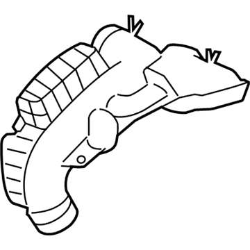 GM 20815217 Outlet Duct 20815217 GM Outlet Duct Illustration 1 of 1