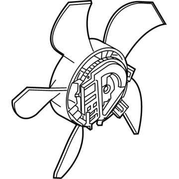 Chevy 86778036 Fan Motor