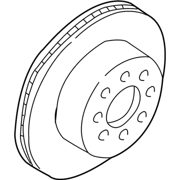 Chevy Suburban 1500 Brake Rotor - 25757802