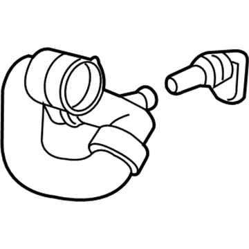 GM 13383058 Lower Hose 13383058 GM Lower Hose Illustration 1 of 1