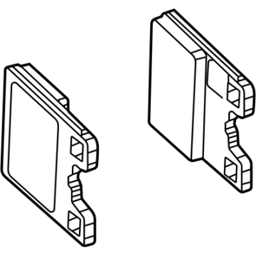 13553895 GM Brake Pads Illustration 1 of 1