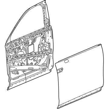GM 85746563 Door, Front Side Door 85746563 GM Door, Front Side Door Illustration 1 of 1