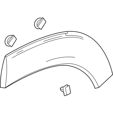 Buick 42821640 Wheel Opening Molding