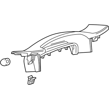GM 22945625 Closure Panel, Black 22945625 GM Closure Panel, Black Illustration 1 of 1