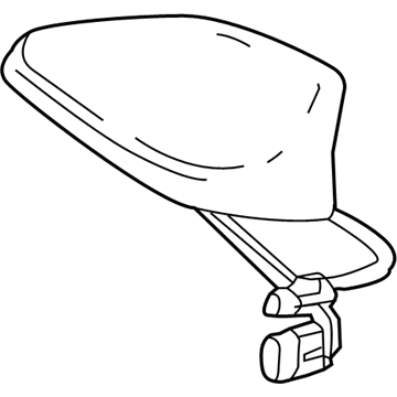 GM 13496825 Antenna, Carbon 13496825 GM Antenna, Carbon Illustration 1 of 1