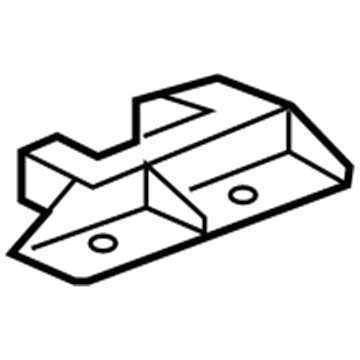 GM 25890947 Console Assembly Front Bracket 25890947 GM Console Assembly Front Bracket Illustration 1 of 1