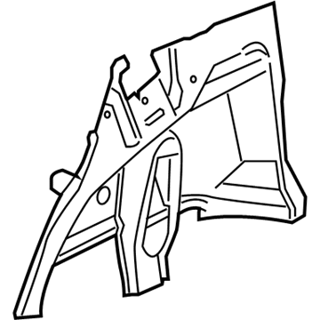 GM 96474293 Inner Wheelhouse 96474293 GM Inner Wheelhouse Illustration 1 of 1