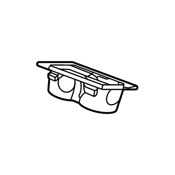 Chevy 26420549 Seat Belt Bezel