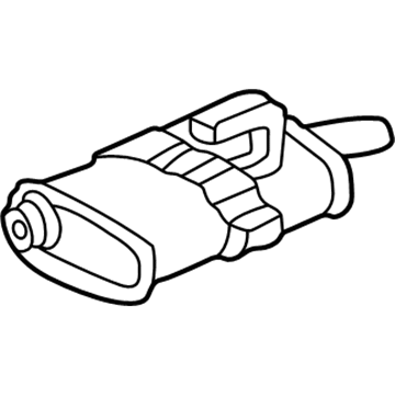 Chevy 22631251 Muffler
