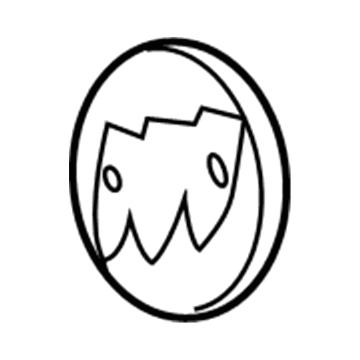 13330786 GM Emblem Plate, Rear Illustration 1 of 1