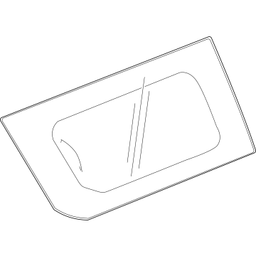 GMC 87834173 Quarter Glass
