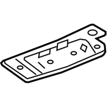 GM 20996107 Center Cover, Rear 20996107 GM Center Cover, Rear Illustration 1 of 1