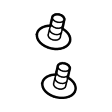 GM 11518891 High Mount Lamp Bolt 11518891 GM High Mount Lamp Bolt Illustration 1 of 1