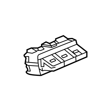 GM 84751444 Display Switch, Jet Black 84751444 GM Display Switch, Jet Black Illustration 1 of 1