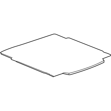 GM 84496881 Floor Mat, Jet Black 84496881 GM Floor Mat, Jet Black Illustration 1 of 1