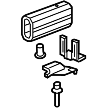 GM 23136260 Rail End, Rear Driver Side 23136260 GM Rail End, Rear Driver Side Illustration 1 of 1