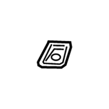 GM 23445039 Rear Reinforcement, Driver Side 23445039 GM Rear Reinforcement, Driver Side Illustration 1 of 1