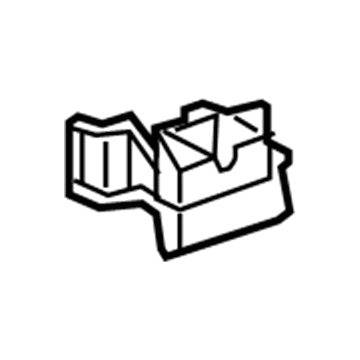 GM 23190104 Pillar Reinforcement, Front Driver Side 23190104 GM Pillar Reinforcement, Front Driver Side Illustration 1 of 1