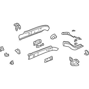 Pontiac 12335376 Rail Assembly