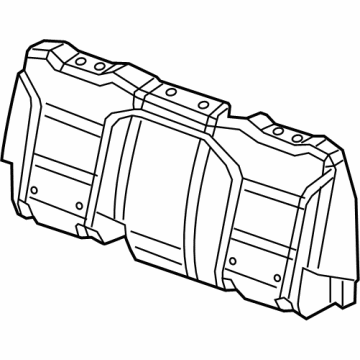 GM 86808506 Seat Back Cover, Black, Rear 86808506 GM Seat Back Cover, Black, Rear Illustration 1 of 1