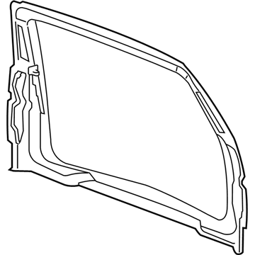 25778949 GM Opening Frame, Rear Illustration 1 of 1