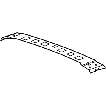GM 20942658 Rear Header, Upper 20942658 GM Rear Header, Upper Illustration 1 of 1