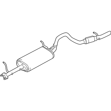 Chevy 91175656 Muffler & Pipe