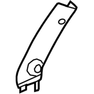 15891211 GM Windshield Pillar Trim, Driver Side Illustration 1 of 1