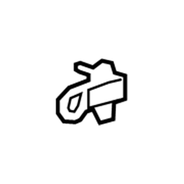 Hummer 15249452 Seat Belt Guide