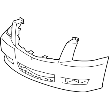 Cadillac Bumper Cover - 25975452