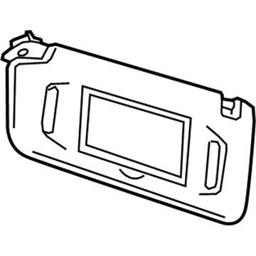 Chevy 23459635 Sunvisor