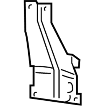 GM 22987077 Front Mount Bracket, Passenger Side 22987077 GM Front Mount Bracket, Passenger Side Illustration 1 of 1