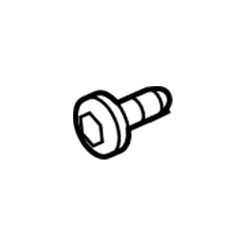 GM 94530432 Lower Quarter Trim Retainer, Black 94530432 GM Lower Quarter Trim Retainer, Black Illustration 1 of 1