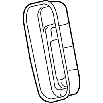 GM 19123251 Front Seat Air Bag Housing, Passenger Side 19123251 GM Front Seat Air Bag Housing, Passenger Side Illustration 1 of 1