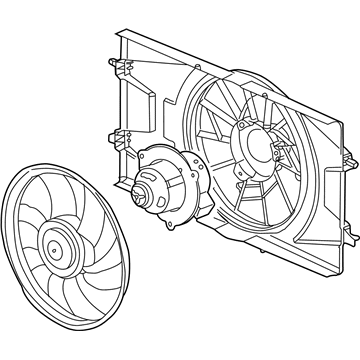 Chevy 19417092 Fan Shroud
